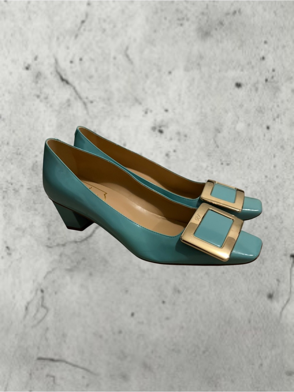 Roger Vivier Belle Vivier Pumps in Blue EU 35